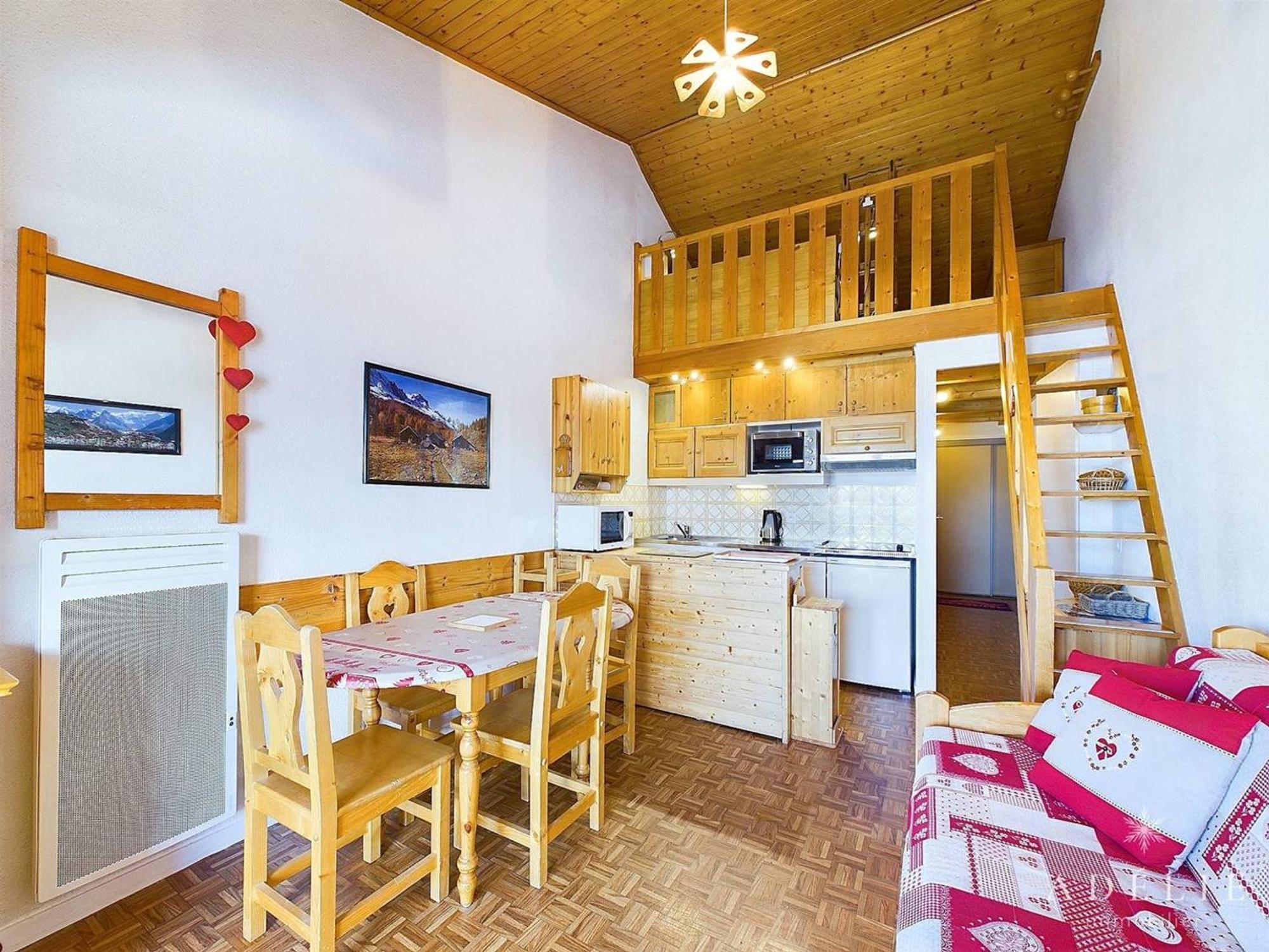 Studio Cabine Et Mezzanine Pour 4 Pers A Montvalezan-La Rosiere - Fr-1-398-550 Exteriér fotografie